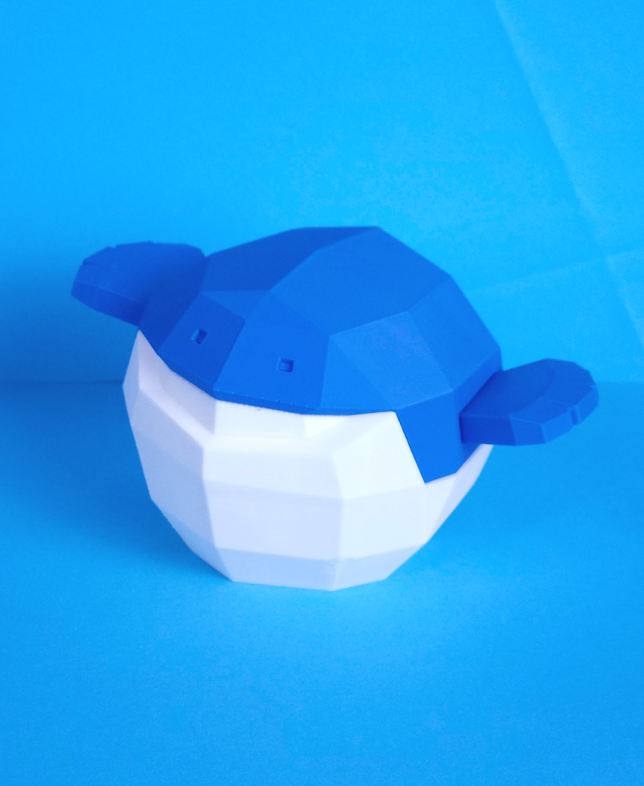 Low poly Wailmer 3D print
