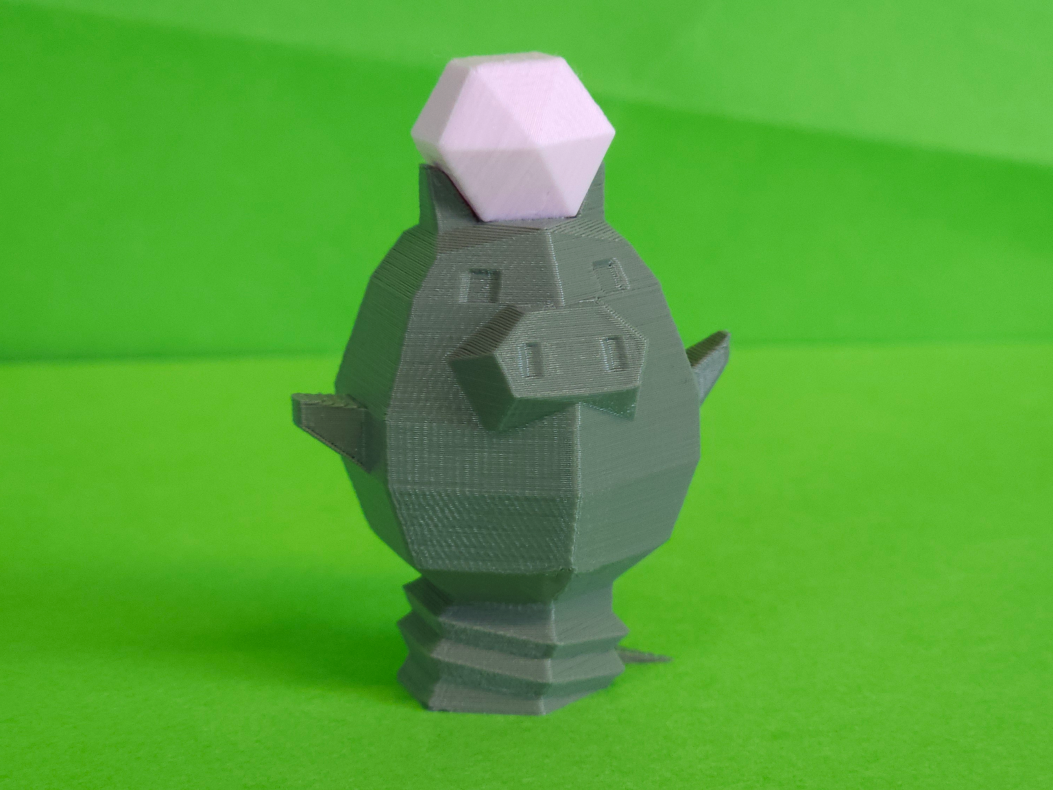 Low poly Spoink 3D print
