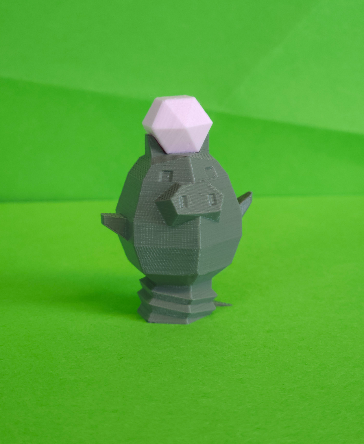 Low poly Spoink 3D print
