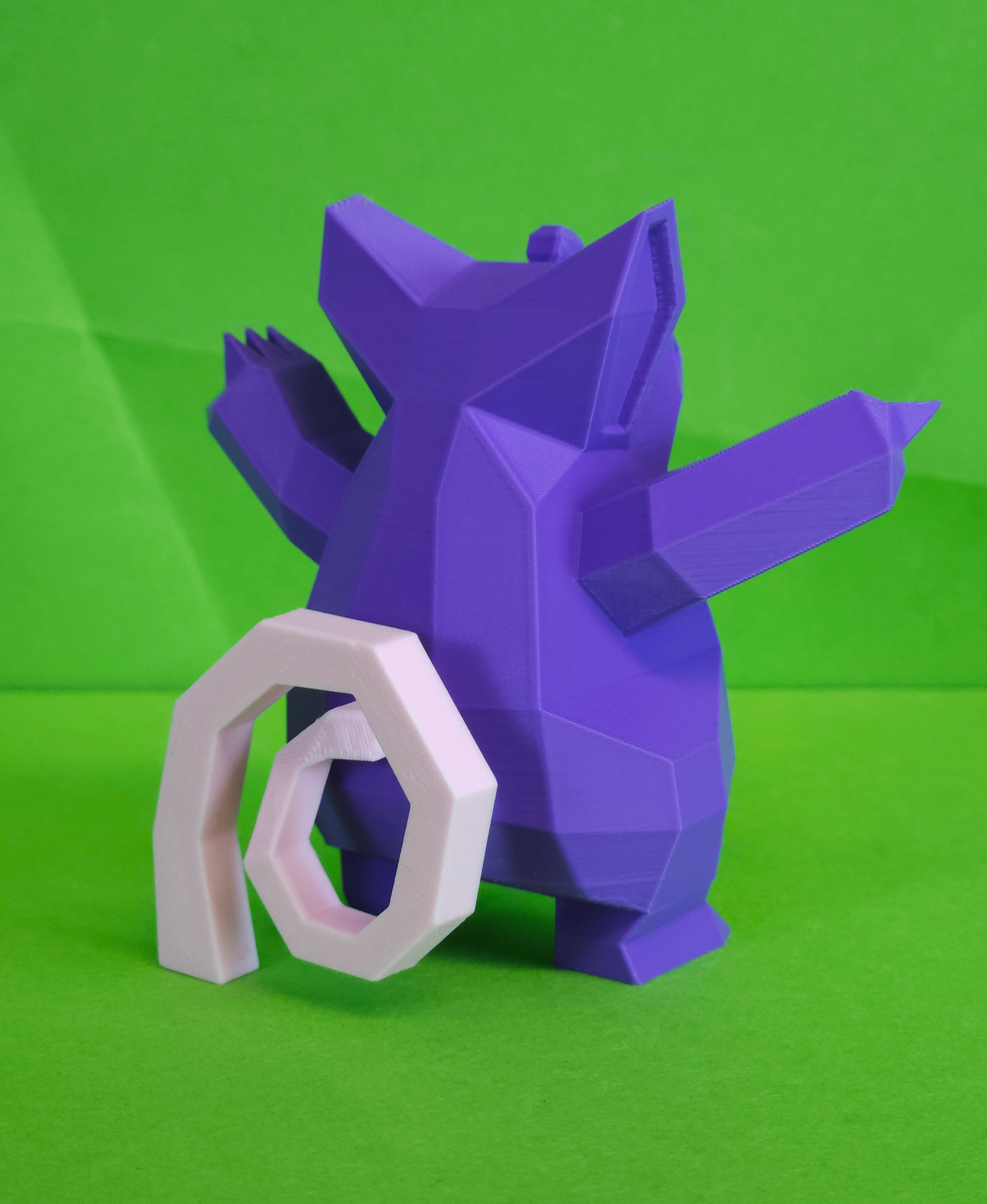 Low poly Grumpig 3D print
