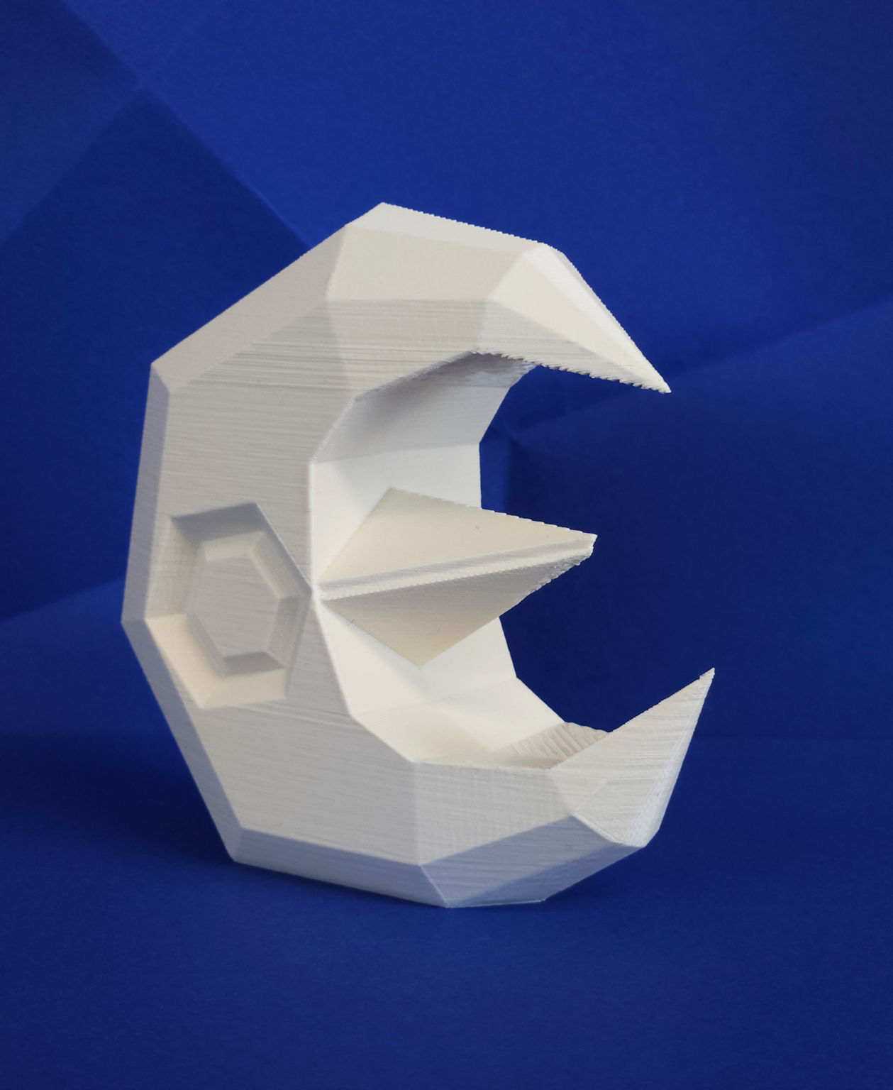 Low poly Lunatone 3D print