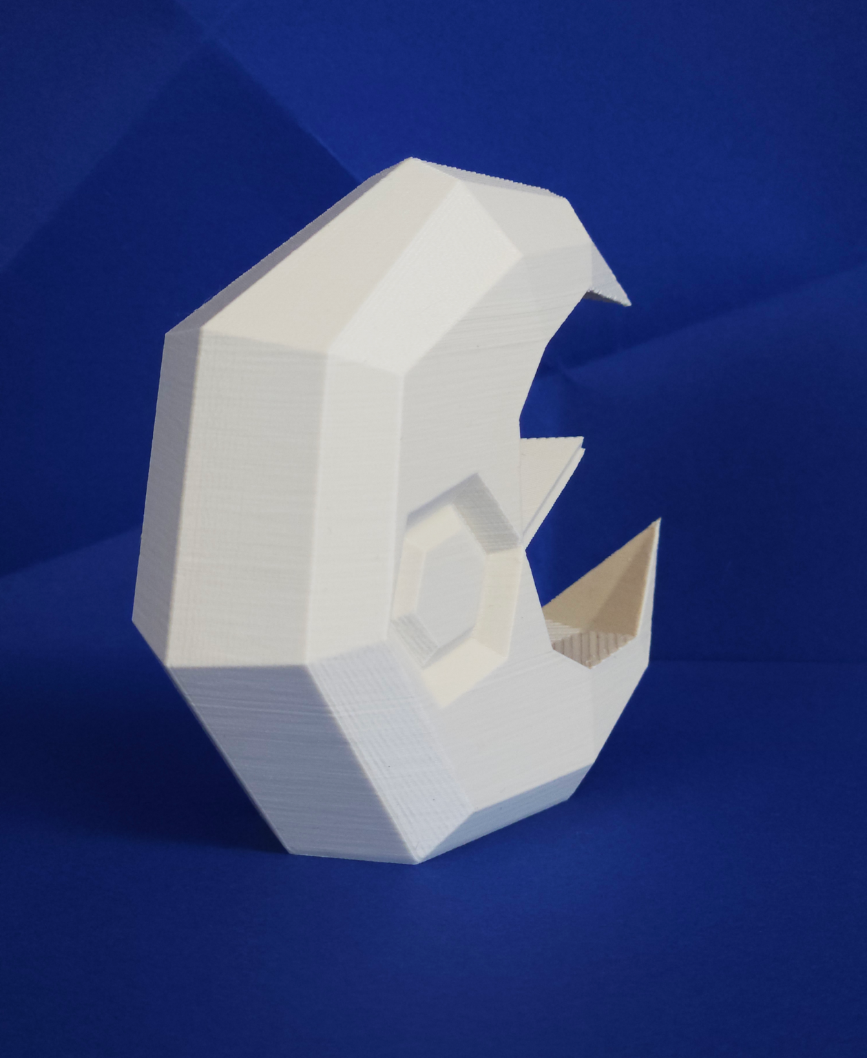 Low poly Lunatone 3D print