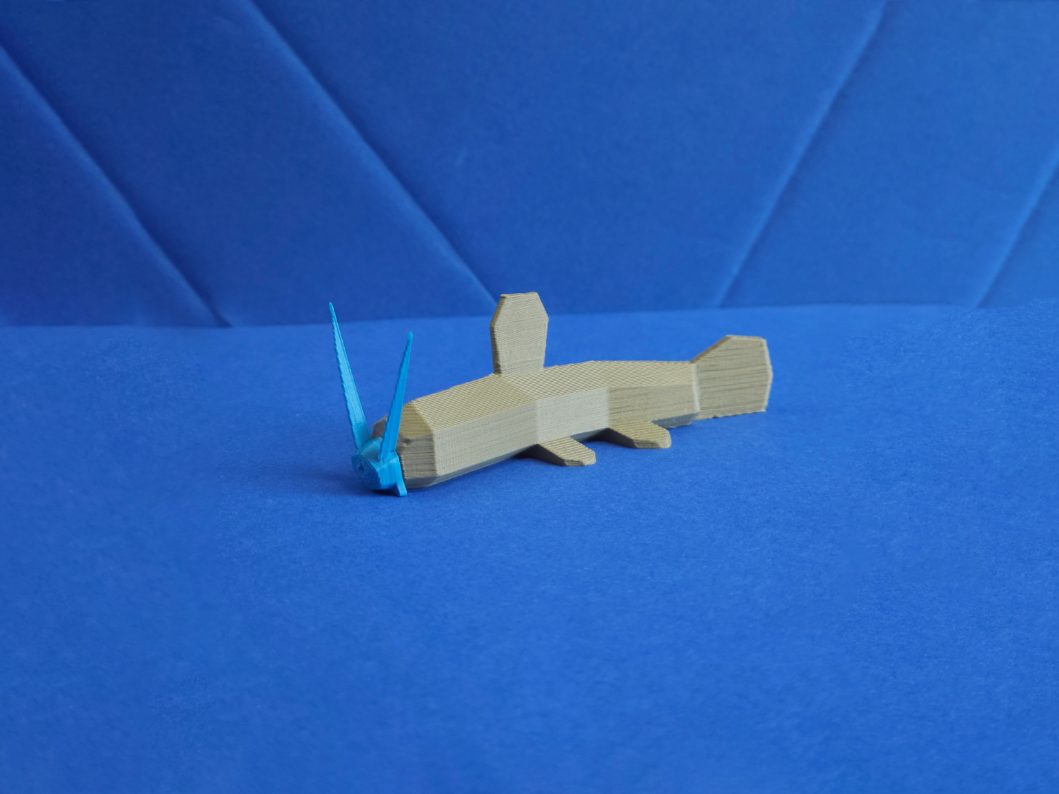 Low poly Barboach 3D print