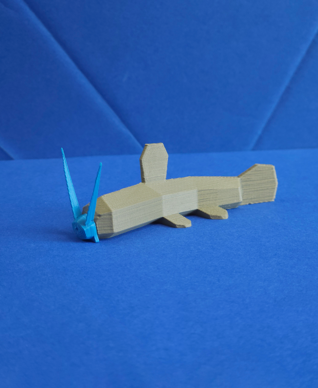 Low poly Barboach 3D print