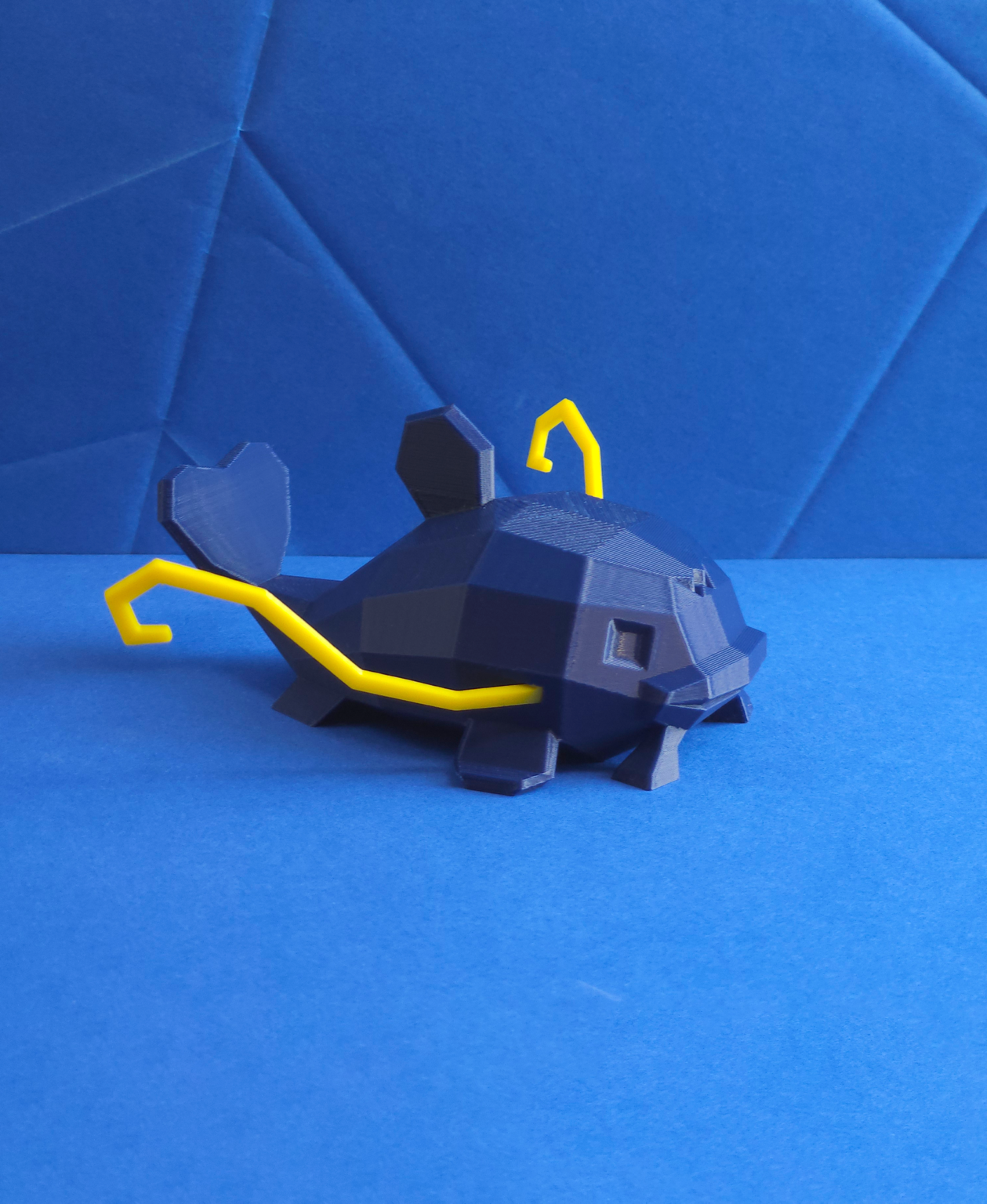 Low poly Whiscash 3D print