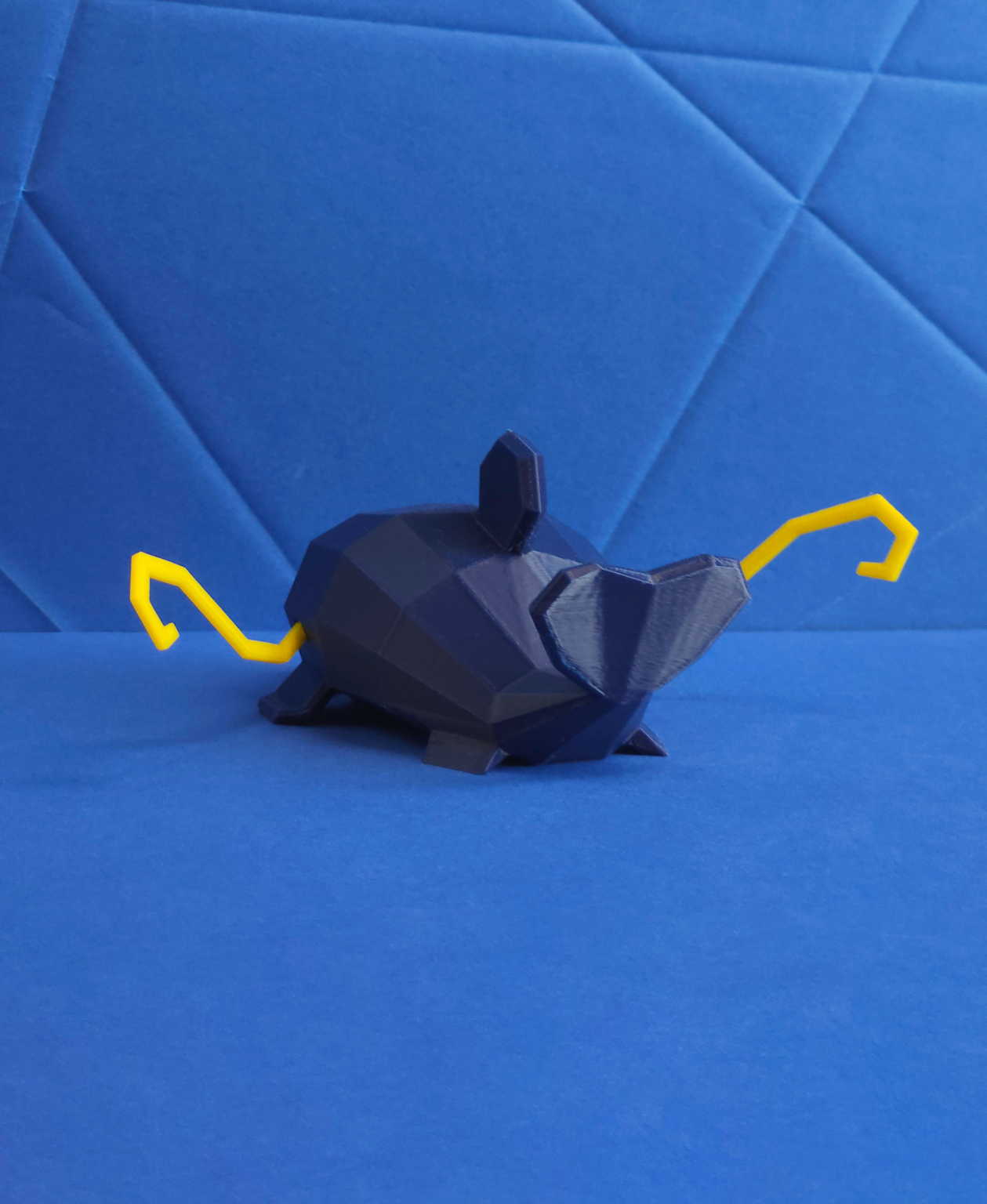Low poly Whiscash 3D print