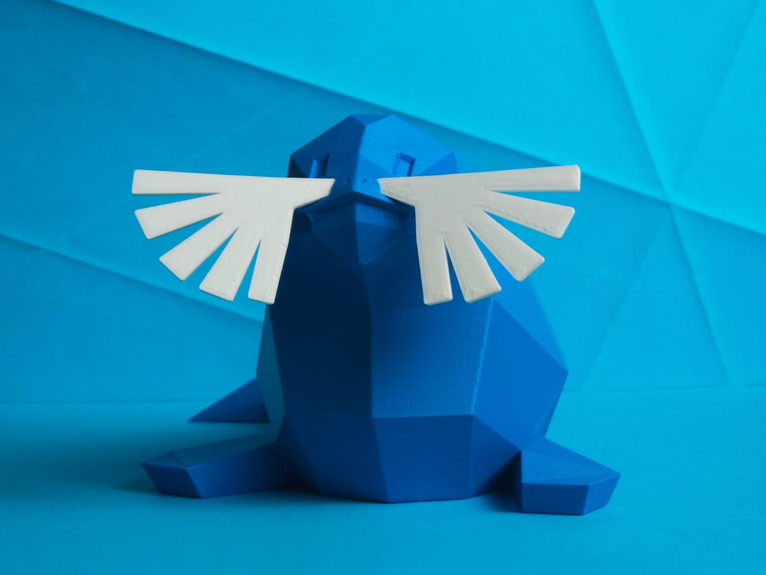 Low poly Sealeo 3D print