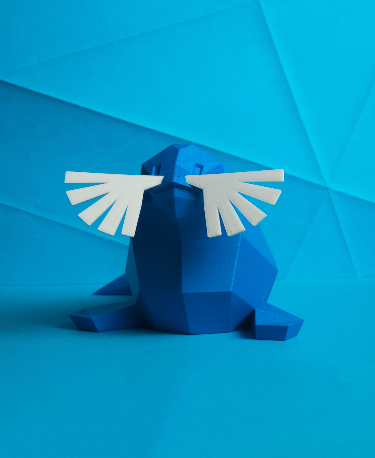 Low poly Sealeo 3D print