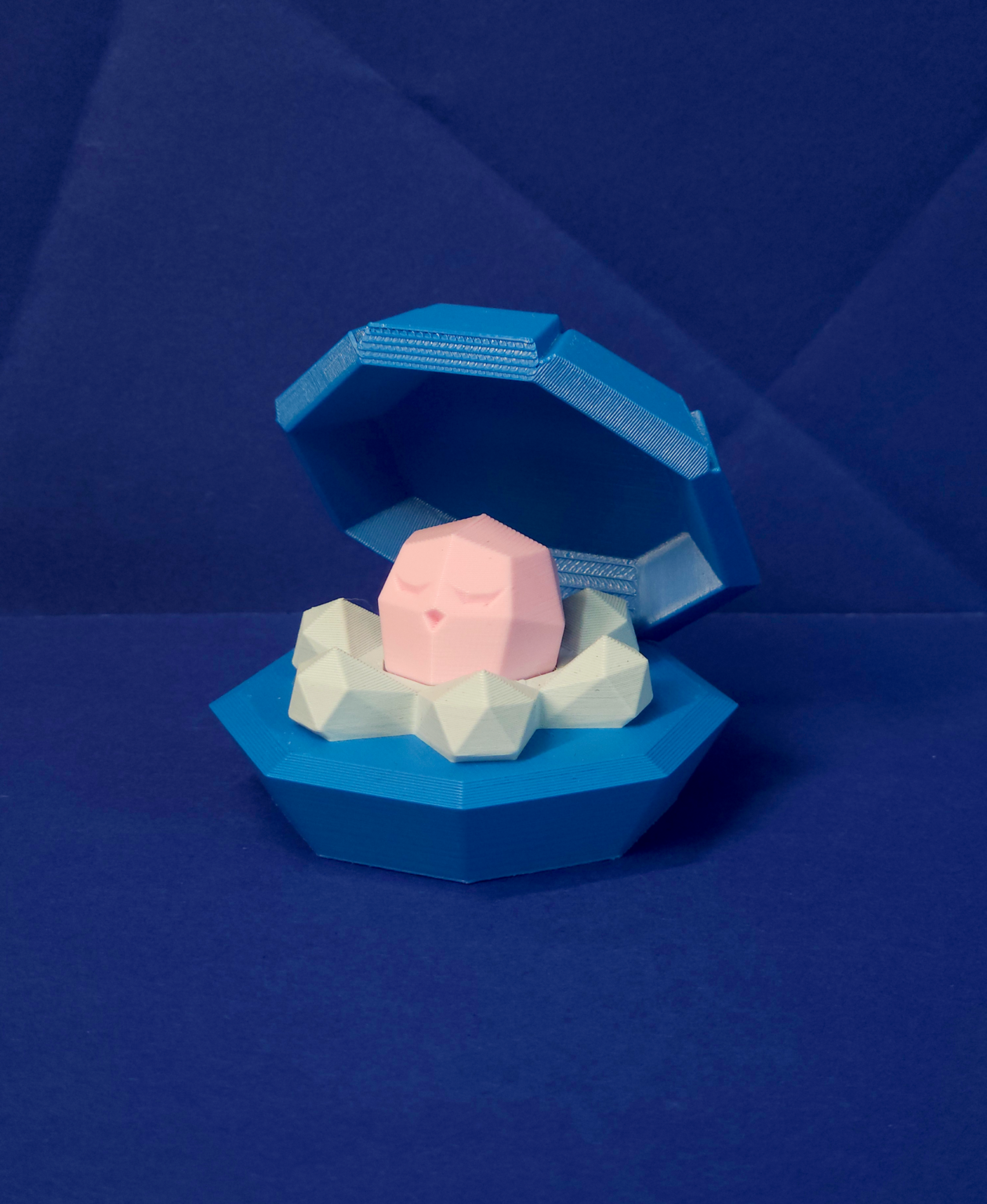 Low poly Clamperl 3D print