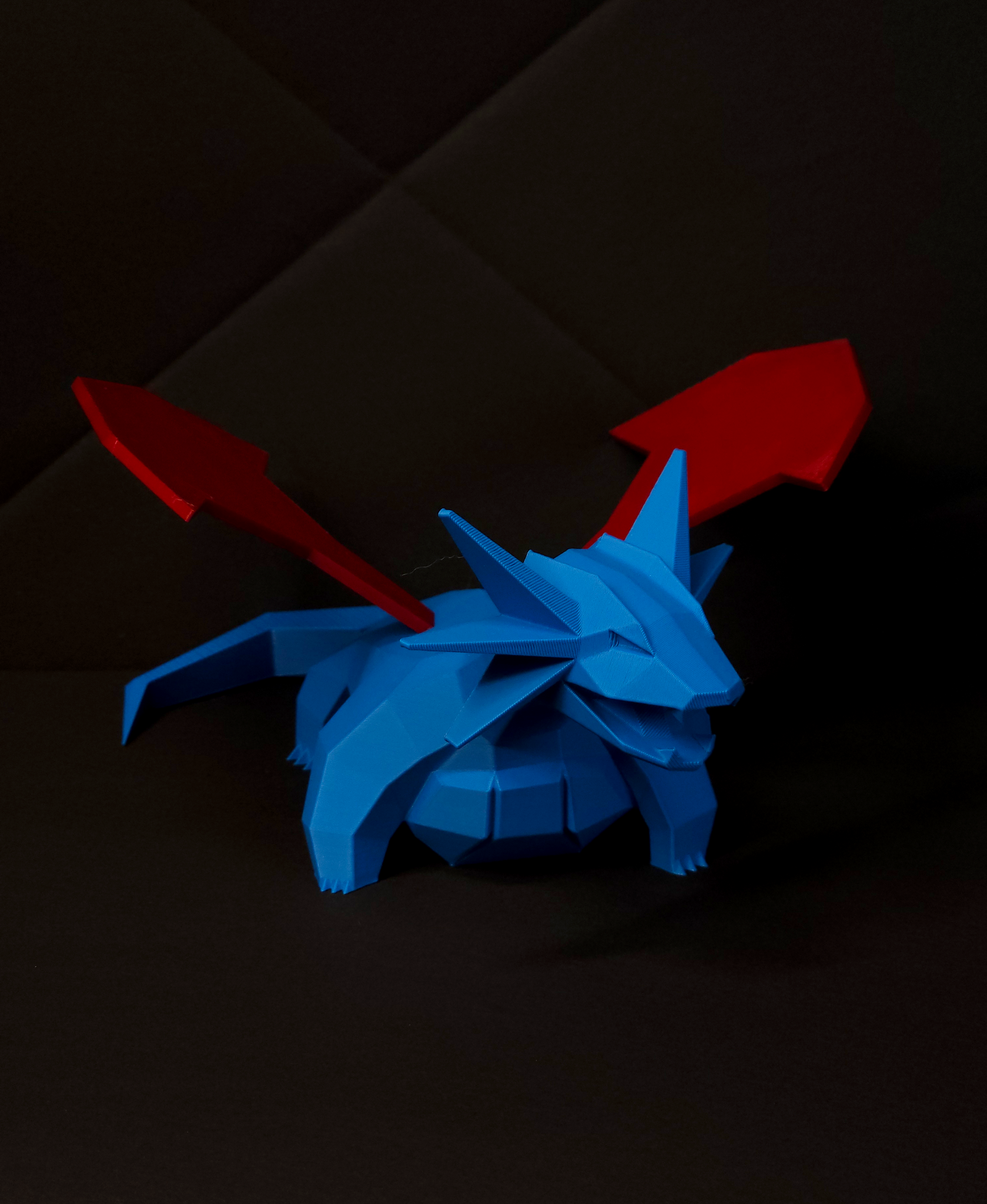 Low poly Salamence 3D print