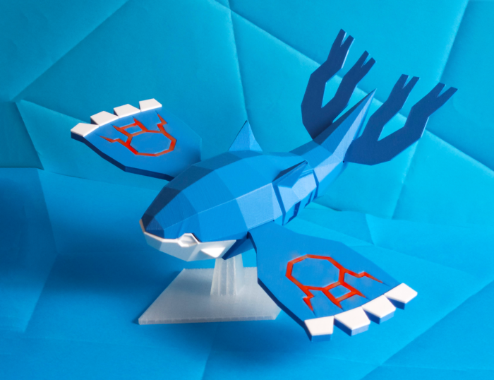 Kyogre — 3D printable STL model