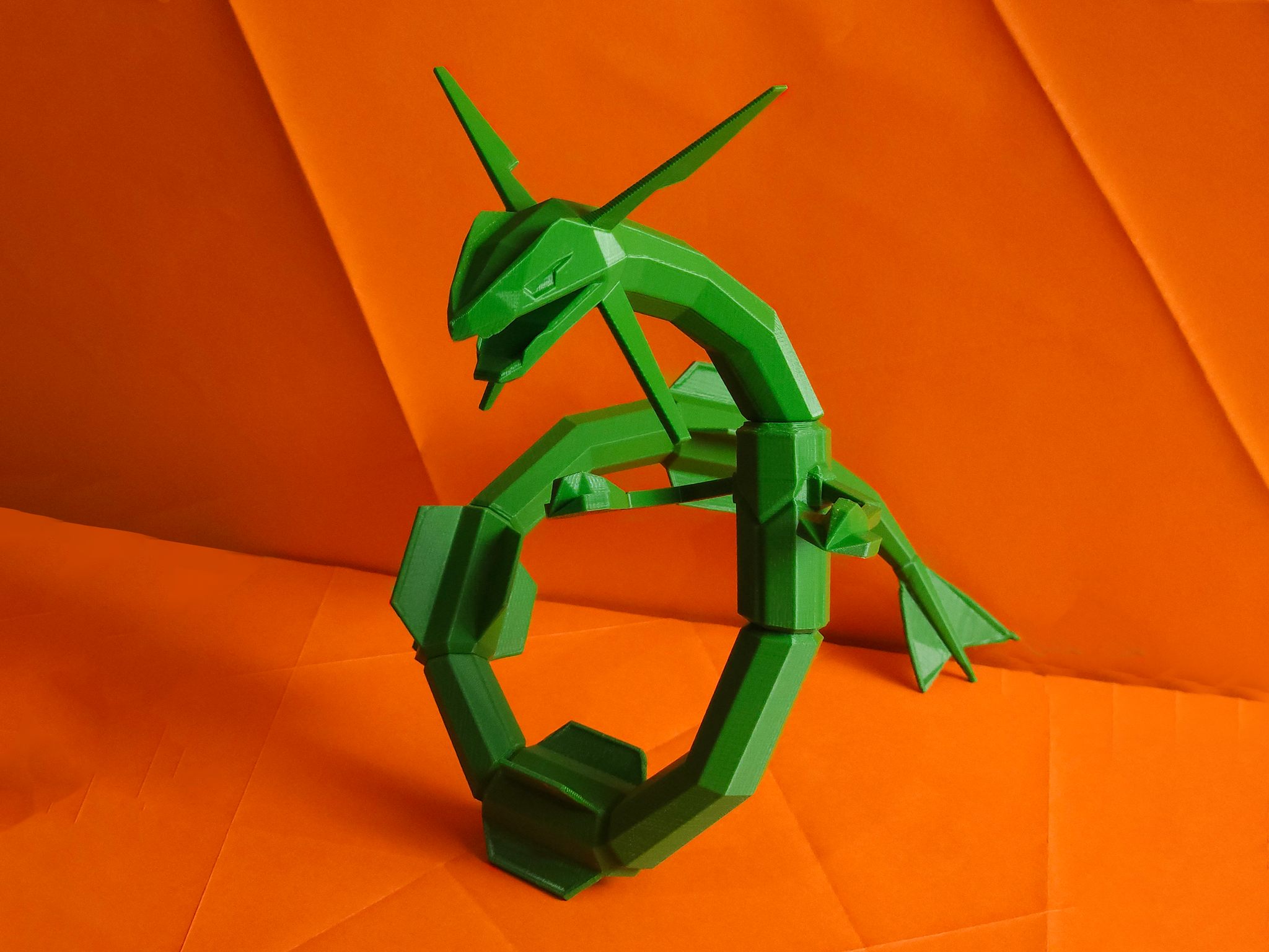 Low poly Rayquaza 3D print