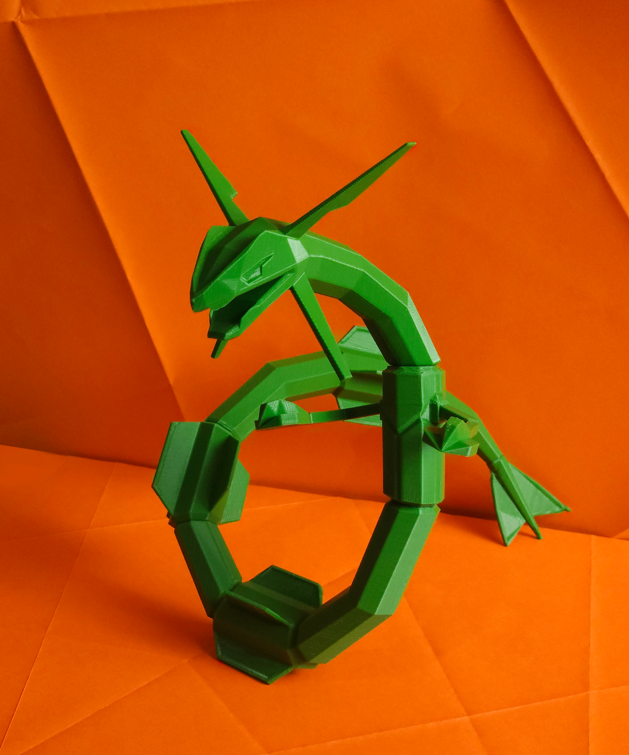 Low poly Rayquaza 3D print