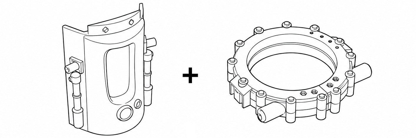 3D printed Lucy Power Fist cosplay prop from Fallout – Gluing the Main Sections, step photo 3