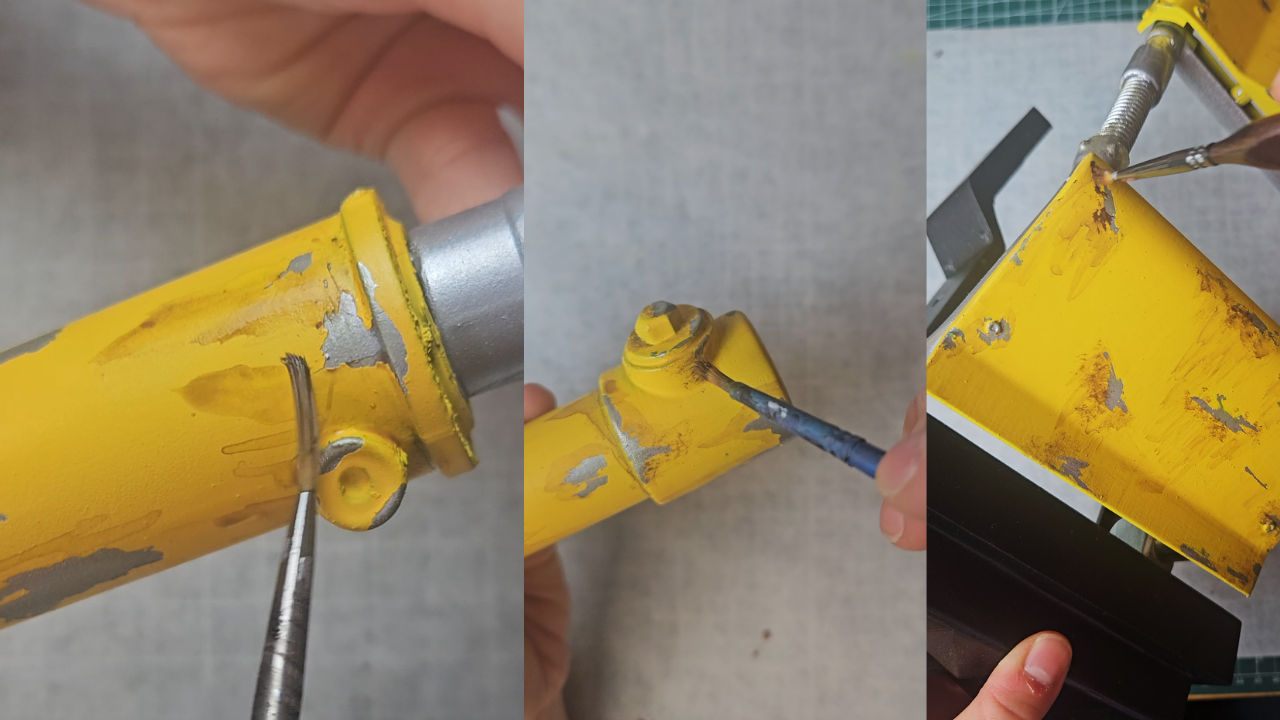 3D printed Lucy Power Fist cosplay prop from Fallout – Rust and Wasteland Weathering