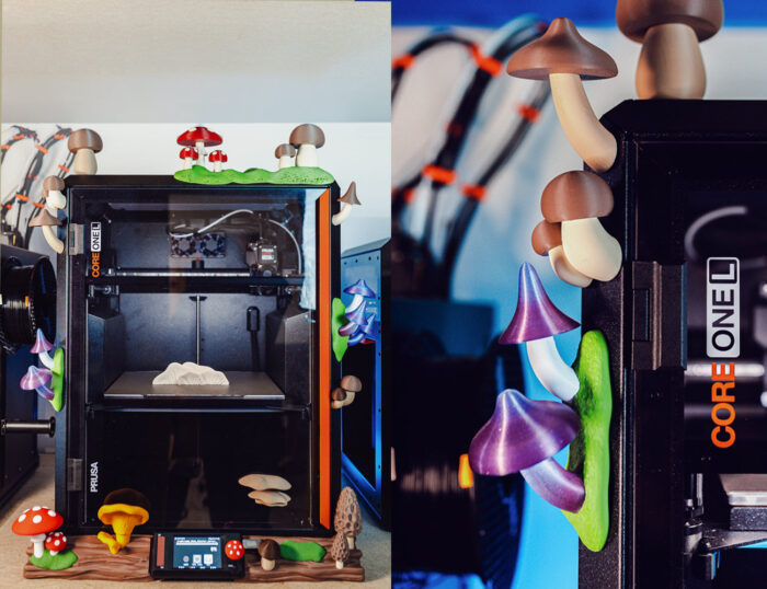 Mushroom Cover for Prusa Core One L — 3D printable STL model