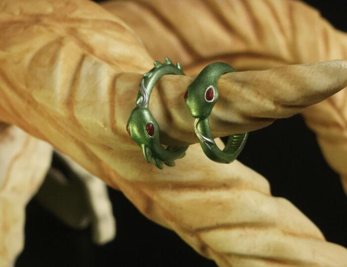 Slay the Spire Silent Relic - Snake Ring — 3D printable STL model