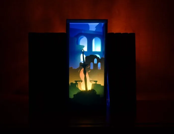Dark Souls Bonfire Book Nook — 3D printable STL model