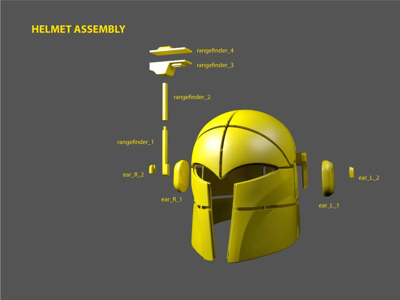 Sabine Wren helmet - Star Wars Rebels STL | 3D Print | 3Demon