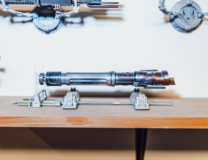 Lightsaber Gravity Stand — 3D printable STL model