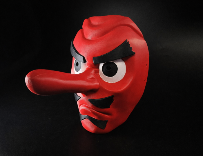 Demon Slayer Urokodaki Mask — 3D printable STL model