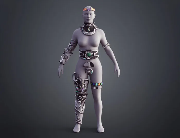 Hades 2 Melinoe Armor Cel Shaded — 3D printable STL model