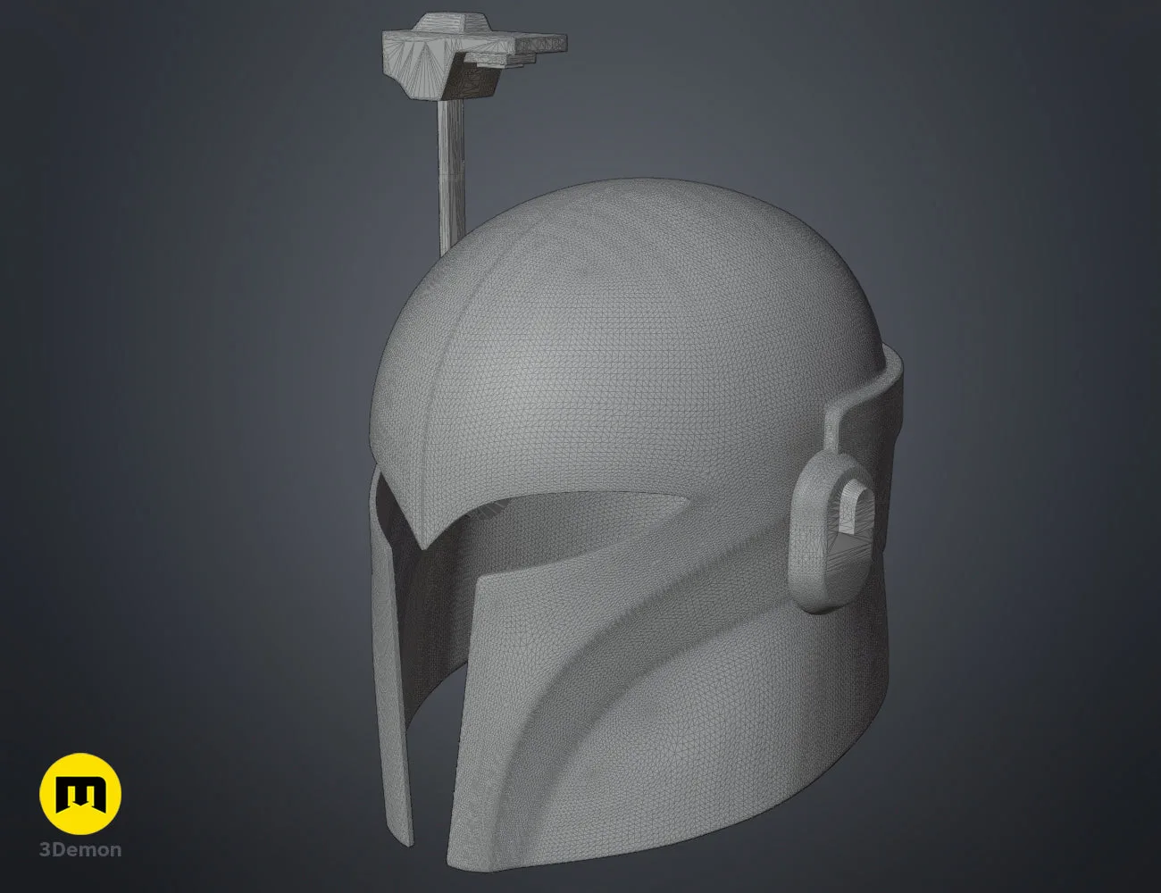 3Dプリント マンダロリアン SABINE WREN ヘルメット 未塗装 Sabine Wren helmet - Star Wars Rebels STL | 3D Print | 3Demon