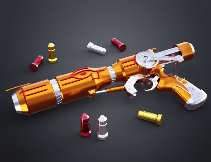 Outlaw Star - Starwind's Caster gun — 3D printable STL model