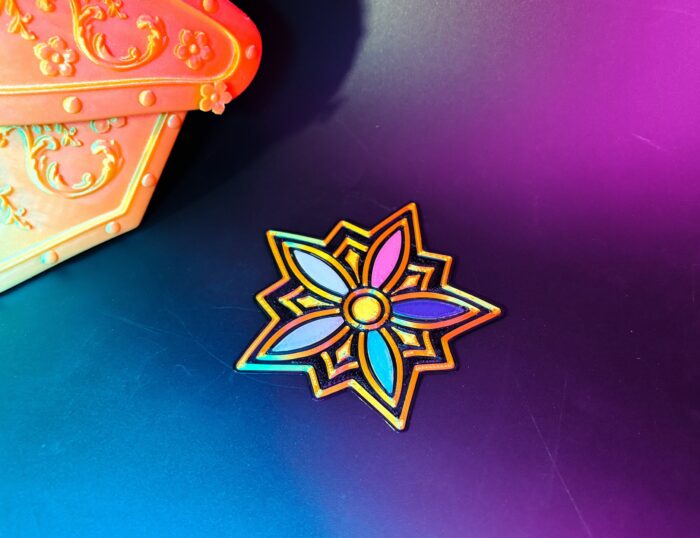 Rumi Flower Shoulder Patch - KPop Demon Hunters — 3D printable STL model