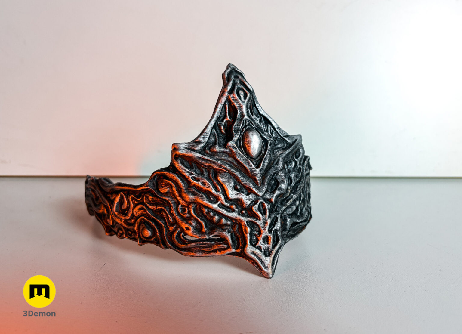 Photo of 3D print STL Fire Keeper Mask inspired by Dark Souls front