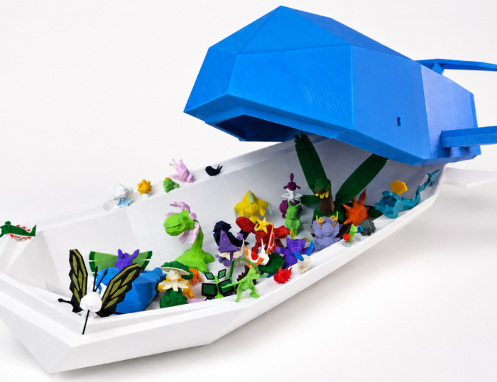Wailord Box Low Poly Pokemon — 3D printable STL model