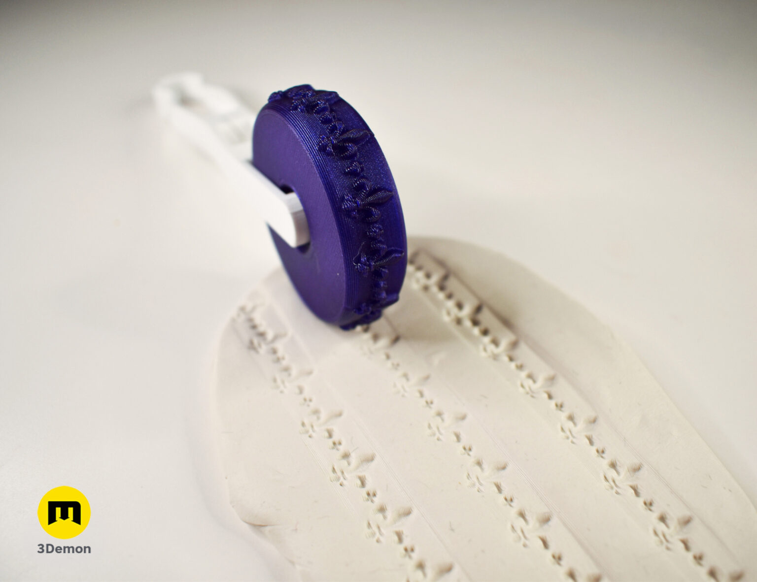 Gothic roller photo print stl tool for clay, baking and diy 9