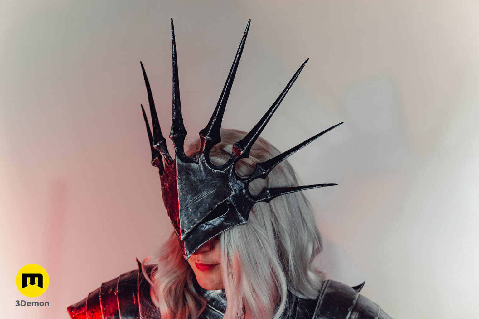 Photo of Dark Enchantress Mask from Lords of the Fallen 3Dprint STL 3Demon head