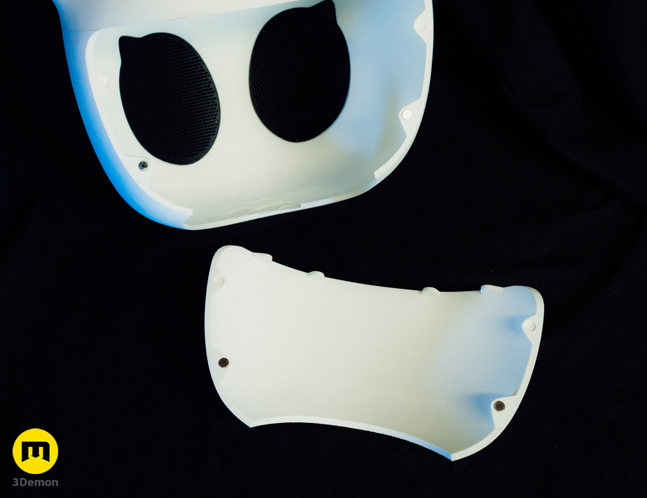 Photo of Hollow Knight Ghost Helmet 3D printed 3Demon cosplay mask stl